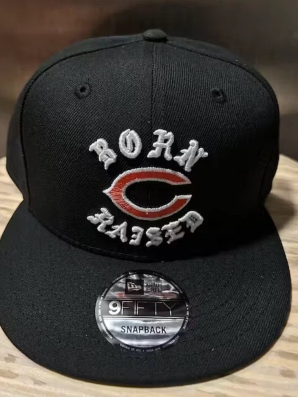 Born X Raised × NEW ERA NFL + BEARS SNAPBACK ROCKER HAT: BLACK
